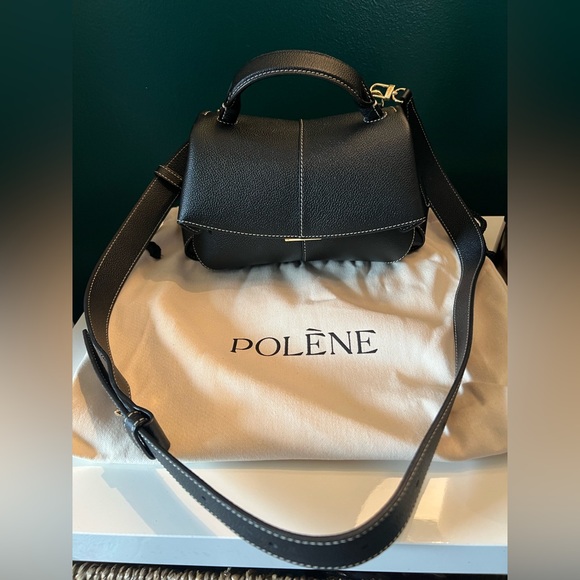 Polene Handbags - Polene Mokki Mini Black